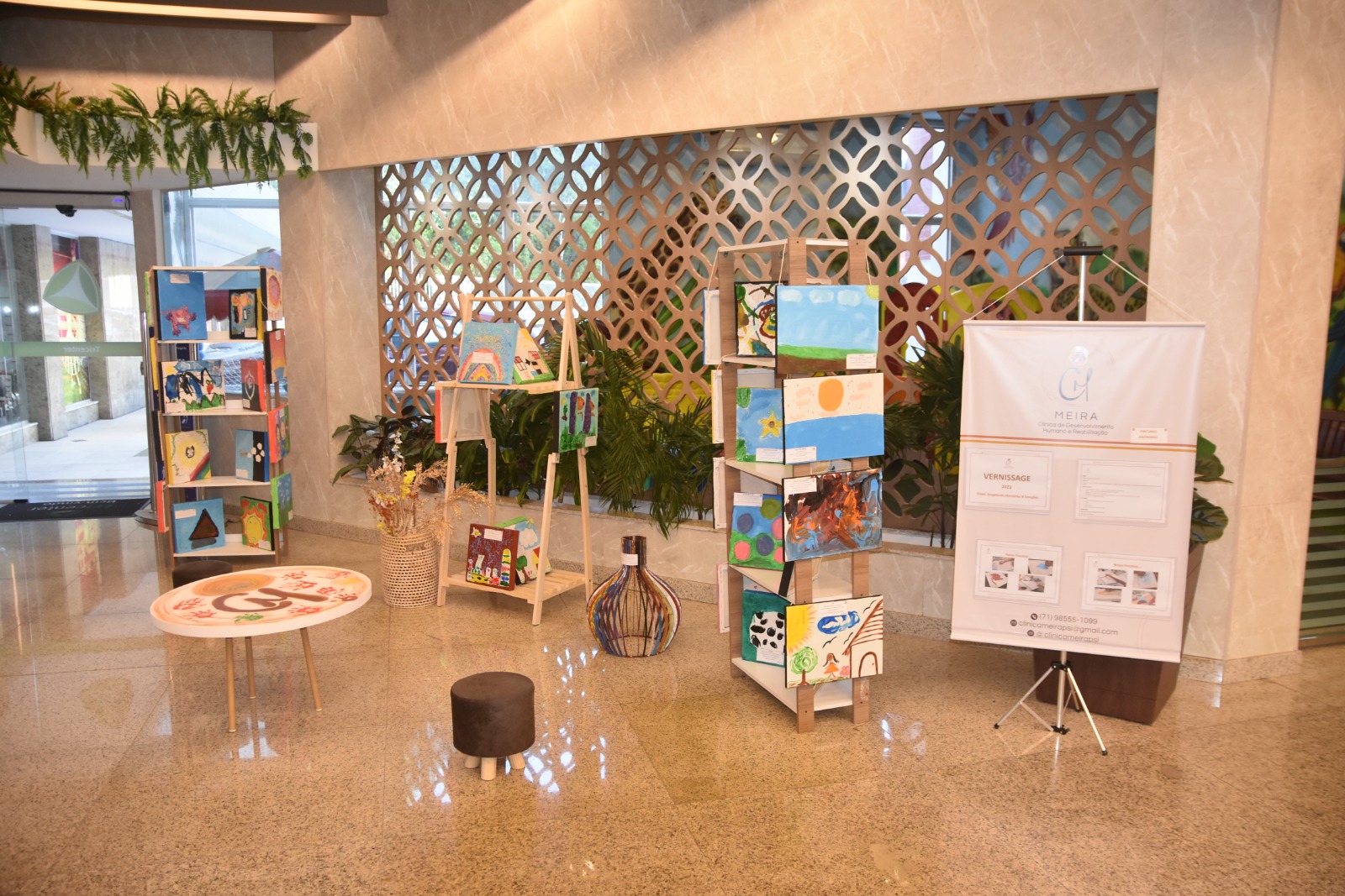 Obra da exposição Arte e Terapia – Clínica Meira