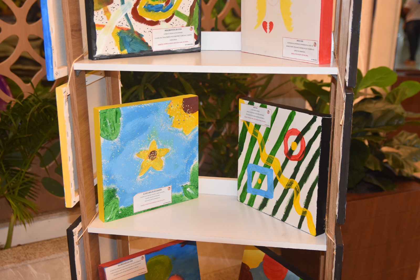 Obra da exposição Arte e Terapia – Clínica Meira